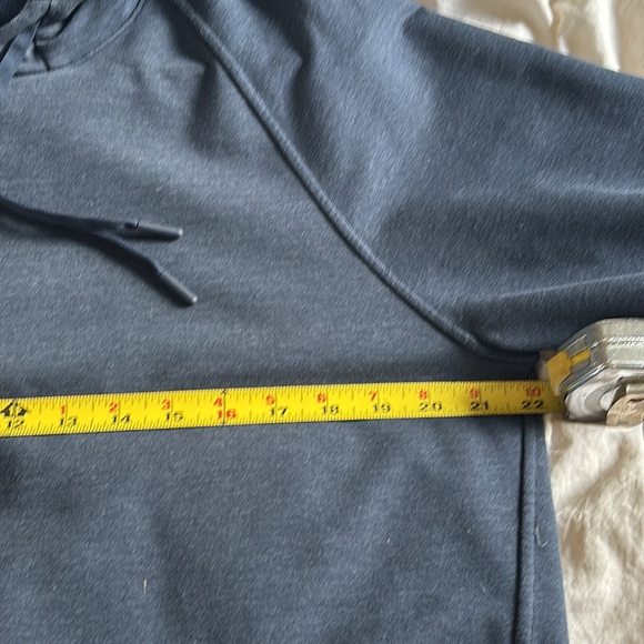 Lululemon 🍋 M’s L City Sweat Pullover Hoodie in Heathered True Navy. Exclt Cndtn - Picture 8 of 9